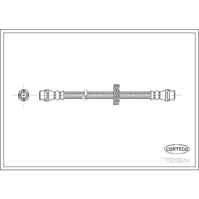 Kuva CORTECO 19018654 Jarruletku Etuakseli 333 VOLKSWAGEN: GOLF 2, Corrado, Passat B3/B4 Variant
