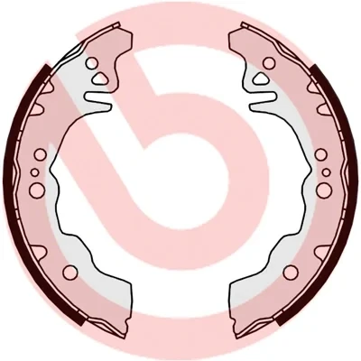 Kuva BREMBO S 16 515 Jarrukengät 180 28