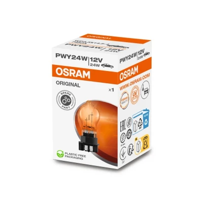 Kuva OSRAM 7450A Polttimo, Vilkkuvalo 12V 24W PWY24W AUDI: A4 B8 Sedan, Avant, VOLKSWAGEN: Multivan 6, Transporter 6