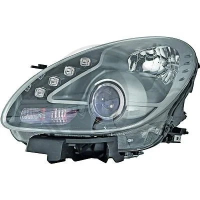 Kuva DIEDERICHS 3042083 Ajovaloumpio Vasen H7, P27W, H7/H1, H1 LED Valokorkeussäätimen moottorilla ALFA ROMEO: Giulietta Hatchback