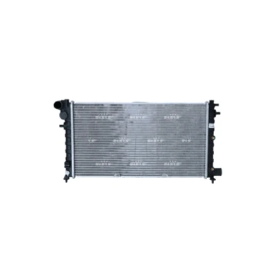 Kuva NRF 509502 Jäähdytin Alumiini 529 286 24 asennusosilla Jäähdytysrivat juotetut CITROËN: Saxo Hatchback, PEUGEOT: 106 II Hatchback
