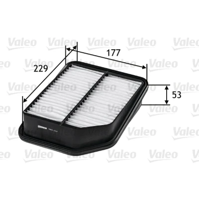 Kuva VALEO 585153 Ilmansuodatin 53 178 230 Suodatinpanos SUZUKI: Grand Vitara 2 SUV