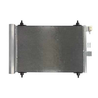Kuva THERMOTEC KTT110011 Ilmastoinnin Lauhdutin Vedenerottimella 560 X 361 16 mm Alumiini CITROËN: Xsara Hatchback, Farmari, PEUGEOT: 406 Sedan