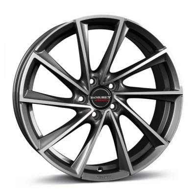Kuva BORBET VTX Graphite Polished 8x18 5/112 ET37 B66.6