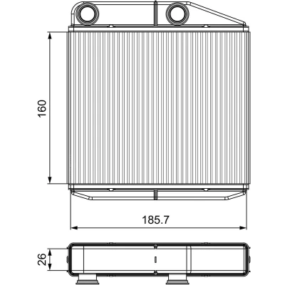 Kuva VALEO 811502 Lämmityslaitteen Kenno