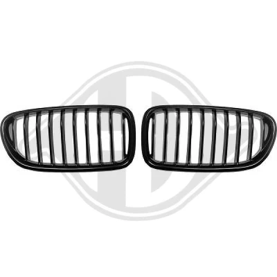 Kuva DIEDERICHS HD Tuning 1225540 Etusäleikkö Kiiltävä, Musta BMW: 5 Touring, Sedan