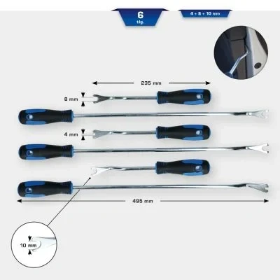 Kuva KS TOOLS BT511045 Irroitustyökalusarja, oviverhoilu