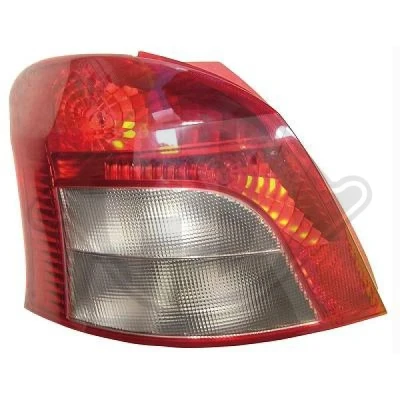 Kuva DIEDERICHS 6606091 Takavalot Vasen Taka osa Ilman lampun kantaa TOYOTA: Yaris II Hatchback