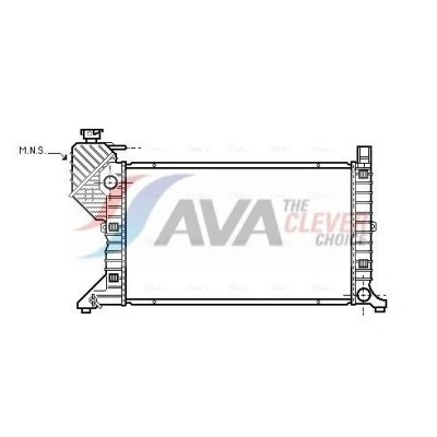 Kuva PRASCO MSA2183 Jäähdytin Alumiini 680 407 32 Jäähdytysrivat juotetut MERCEDES BENZ: Sprinter 3 T Bussi, Van, 2 Bussi