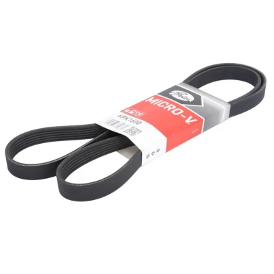 Kuva GATES 6PK1600 Moniurahihna 1600 6 Polyesteri, EPDM (eteenipropeeni dieeni kumi) FleetRunner Micro V VOLKSWAGEN: GOLF 5, Touran I,