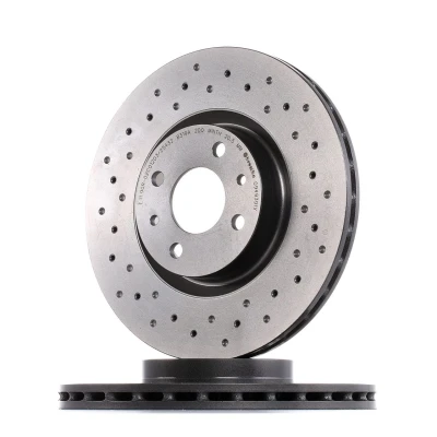 Kuva BREMBO XTRA LINE 09.4939.1X Jarrulevyt 284 22 4 rei&#039;itetty/tuuletettu sisältä pinnoitettu hiiliteräs Ruuveilla FIAT: BRAVO 2, Stilo Multi Wagon, Linea