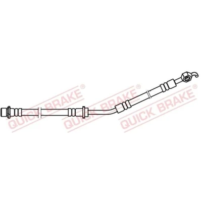 Kuva Jarruletku, Etuakseli, vasen TOYOTA YARIS, YARIS Skåp/halvkombi OE 90947W2030, 90947W2035, 90947W2051