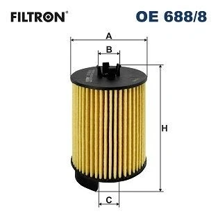 Kuva FILTRON OE 688/8 Öljynsuodatin Suodatinpanos AUDI: A4 B9 Avant, Sedan, Q5