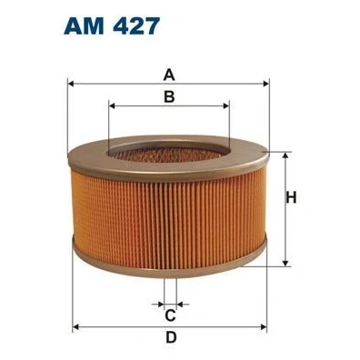 Kuva FILTRON AM 427 Ilmansuodatin 96 200 Suodatinpanos