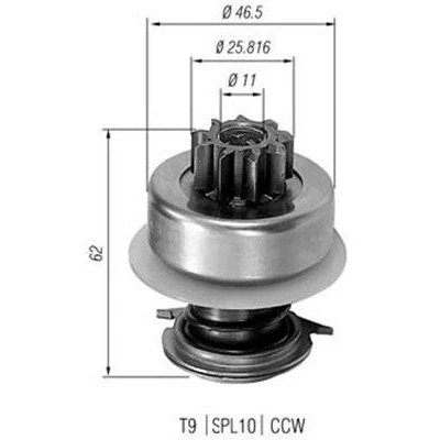 Kuva MAGNETI MARELLI 940113020013 Hammaspyörä, käynnistys