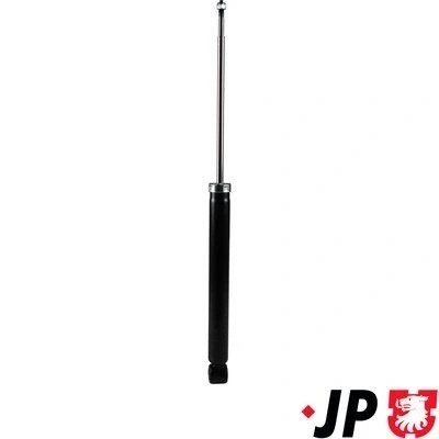Kuva JP GROUP 4852101600 Iskunvaimentimet Taka akseli Kaasupaine Kaksiputki Joustintuki Tappi ylhäällä, Silmukka alhaalla TOYOTA: Yaris I Hatchback