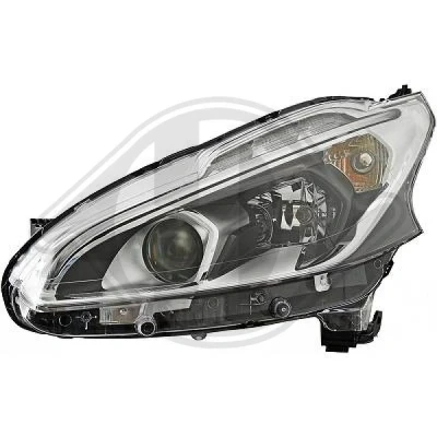 Kuva Ajovalo, Vasen peugeot 208 i, skåp/halvkombi OE 1685352680, 9810805780