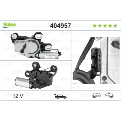 Kuva VALEO 404957 Tuulilasin Pyyhkimen Moottori 12 Taka akseli, vasen Ohjaus vasemmalla ORIGINAL PART MERCEDES BENZ: Vito Bussi, Mixto
