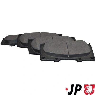 Kuva JP GROUP 4863600710 Jarrupalat Etuakseli akustisella kulumavaroittimella TOYOTA: HILUX 3 Pick up, Land Cruiser Prado 120, 150