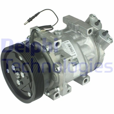 Kuva DELPHI TSP0159853 Ilmastoinnin Kompressori Sanden SD7V16 PAG 46 kompressoriöljyllä DACIA: Duster SUV, RENAULT: CLIO 2