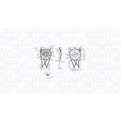 Kuva MAGNETI MARELLI 069422862010 Jäähdyttimen Tuuletin 3905 12 240 OPEL: Zafira A