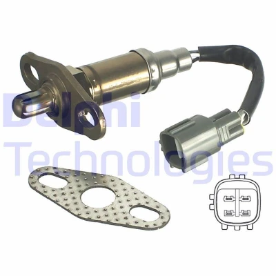 Kuva DELPHI ES11112 12B1 Lambda Anturi Sormisondi, Lämmitetty TOYOTA: Corolla VIII Sedan, Farmari, Liftback