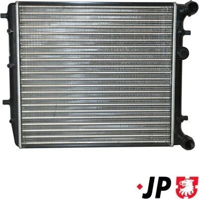 Kuva JP GROUP 1114201000 Jäähdytin Alumiini, Muovi Autoihin ilman ilmastointilaitetta 430 414 23 Käsivaihteisto SKODA: Fabia 2, 1 Combi
