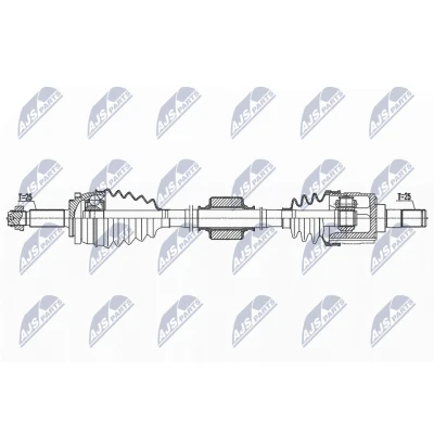 Kuva Vetoakseli HYUNDAI ACCENT V Sedan (hc), Etuakseli, oikea OE 49501 H5000, H5010