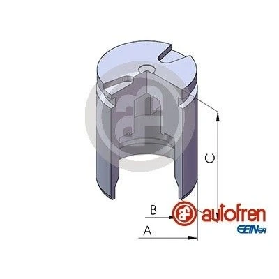 Kuva AUTOFREN SEINSA D025758 Jarrusatulan Mäntä 38 Taka akseli AKEBONO