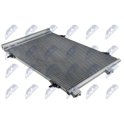 Kuva NTY CCS CT 000 Ilmastoinnin Lauhdutin Vedenerottimella Alumiini 574 R 134a CITROËN: C5 III Farmari, 3, PEUGEOT: 508 I SW