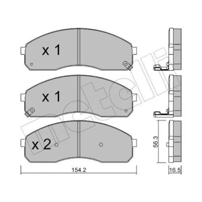Kuva Jarrupalasarja, levyjarru METELLI 22 0374 0