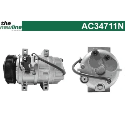 Kuva The NewLine AC34711N Ilmastoinnin Kompressori DKS17CH VOLVO: S60 I, V70 2, S80 I