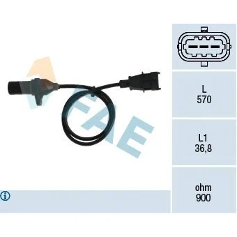 Kuva Impulssianturi, kampiakseli Hyundai Santa fé II OE 2044700694, 39180 27800, A2044700694