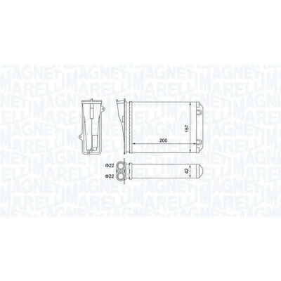 Kuva MAGNETI MARELLI 350218463000 Lämmityslaitteen Kenno