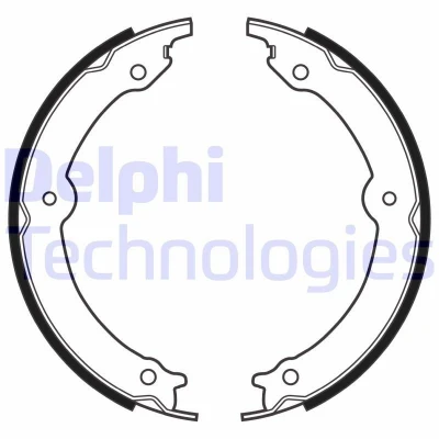 Kuva DELPHI LS2152 Jarrukengät 240 35