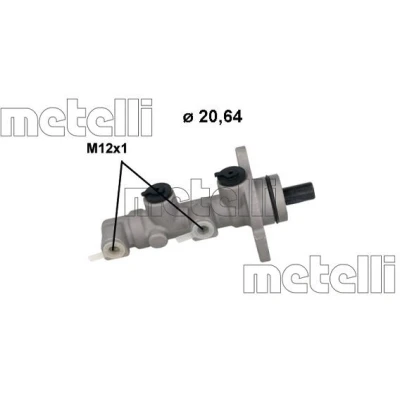 Kuva METELLI 05 1245 Jarrupääsylinteri 20,64mm Alumiini KIA: Picanto I