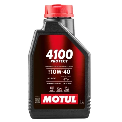 Kuva Motul 4100 Protect 10W 40 1l Moottoriöljy 112999 FIAT: Ducato II Van, Punto Hatchback, JEEP: CHEROKEE II, GRAND 2