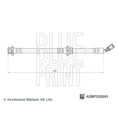 Kuva BLUE PRINT ADBP530043 Jarruletku Etuakseli, oikea 625 NISSAN: Qashqai 2