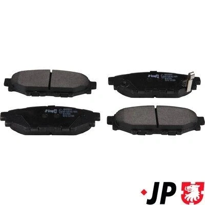 Kuva JP GROUP 4663700310 Jarrupalat Taka akseli akustisella kulumavaroittimella SUBARU: Forester IV, III, Impreza III Hatchback