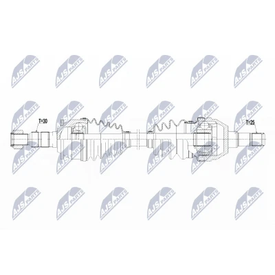 Kuva Vetoakseli, Etuakseli, oikea Opel Astra j, j gtc, sedan, sports tourer, Vauxhall mk VI OE 13356124, 53 74 056, 9552047