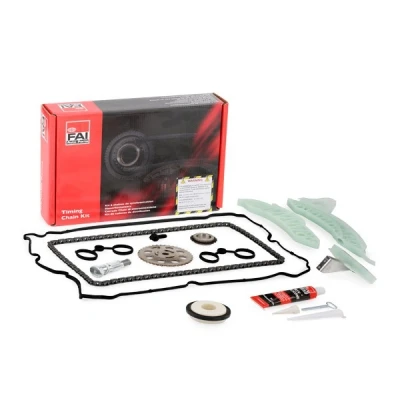 Kuva FAI AutoParts TCK118 Jakoketjusarja Tiivisteillä, Hammaspyörillä Yksinkertainen, Niittiketju PEUGEOT: 207 Hatchback, 308 I SW, Hatchback