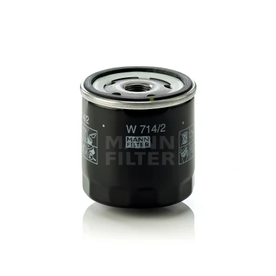 Kuva MANN FILTER W 714/2 Öljynsuodatin 3/4 16 UNF 2 peruutuksenestoventtiilillä Ruuvattava suodatin FIAT: Uno Hatchback, 127 Hatchback