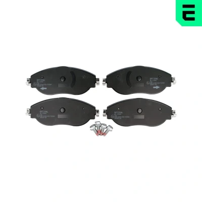 Kuva OPTIMAL BP 12858 Jarrupalat Etuakseli Ei kulumisenilmaisimelle Jarrusatulan ruuveilla VOLKSWAGEN: Passat B8 Variant, Sedan