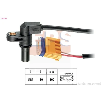 Kuva EPS 1.953.469 Kierroslukusensori, aut.vaihteisto PEUGEOT: 207 CC, 407 SW