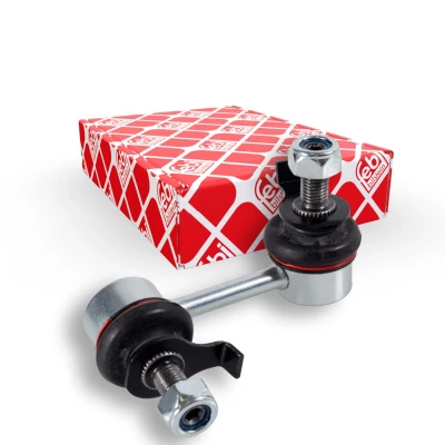 Kuva FEBI BILSTEIN 42959 Koiranluu Taka akseli, oikea 75 M10 x 1,25 Itselukittuvalla mutterilla Teräs Hopea TOYOTA: Supra IV
