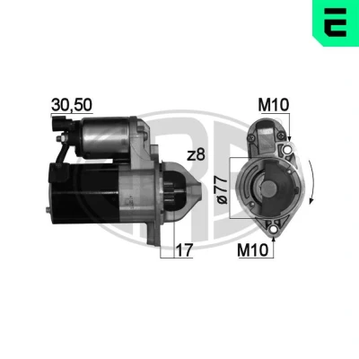 Kuva Käynnistin HYUNDAI, KIA OE 36100 2A400