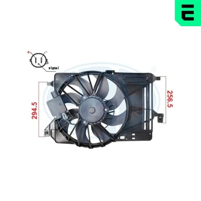 Kuva ERA 352139 Jäähdyttimen Tuuletin FORD: Grand C Max
