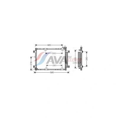 Kuva PRASCO SZ5075D Ilmastoinnin Lauhdutin Vedenerottimella 15 10 Alumiini 515 SUZUKI: Grand Vitara 2 SUV, 1 SUV