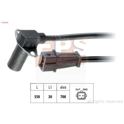 Kuva EPS 1.953.002 Kampiakselin Asentotunnistin Made in Italy OE Equivalent
