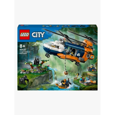 Kuva LEGO City 60437 Viidakkotutkijan helikopteri leirissä